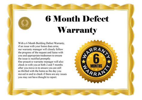 warranty against manufacturing defects